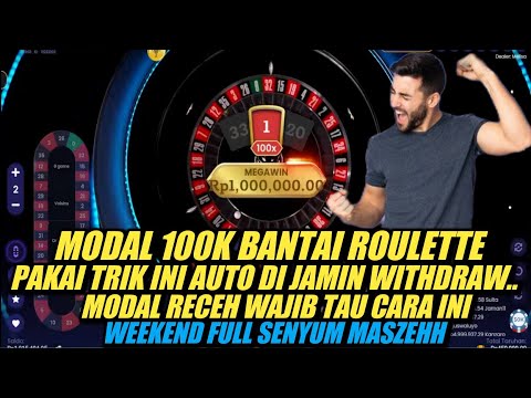 SLOT GACOR HARI INI || BOCORAN TRIK DI MEGA ROULETTE MODAL RECEH || PRAGMATIC PLAY