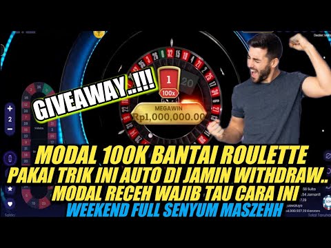 SLOT GACOR HARI INI || BOCORAN TRIK DI MEGA ROULETTE MODAL RECEH || PRAGMATIC PLAY