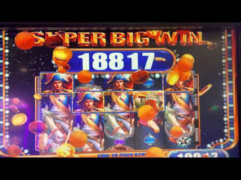 !!! MAX BET MEGA BIG WIN !!! Napoleon And Josephine Slot!!! #slotmachine #wmsslots #boom