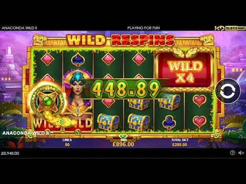 Mega Win siêu đơn giản cùng game Slots Anaconda Wild | C.A.S.I.N.O Online Kdslots