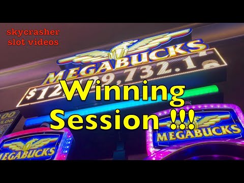 $5.00 bet 30 Spins MEGABUCKS Slot Machine Bonus & Big Win Las Vegas Casino Mega Bucks Pokie