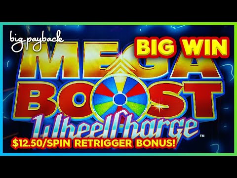 Mega Boost Wheel Charge Slot – AWESOME BATTLE, ALL BONUSES!