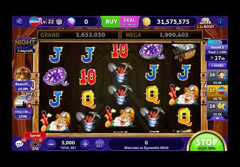 Club Vegas – Dynamite Wild 🧨 1 Super Big Win/2 Big Wins/2 Epic Wins – 1347000 Coins in The Pocket 👦