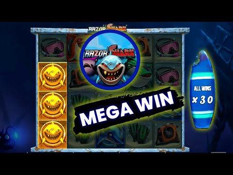 MEGA WIN On Razor Shark | Push Gaming Slot ($0.10 Bet)