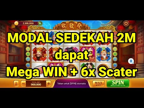 MODAL SEDEKAH 2M DAPAT MEGA WIN + 6X SCATER || SLOT FAFAFA