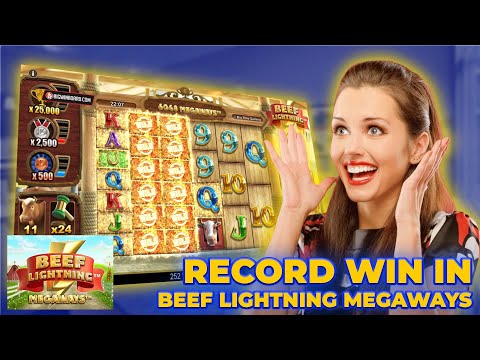 Beef Lightning Megaways Slot Record Win