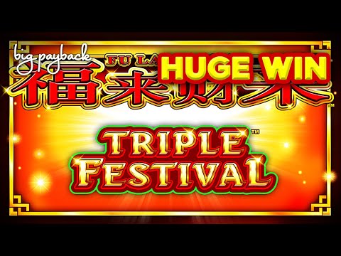 AWESOME RUMBLES! Triple Festival Slot – HUGE WIN!