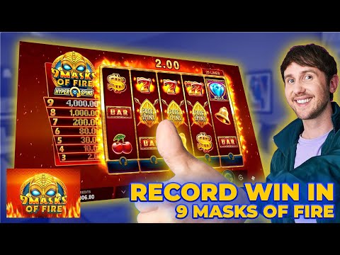 9 Masks Of Fire Slot Record Win