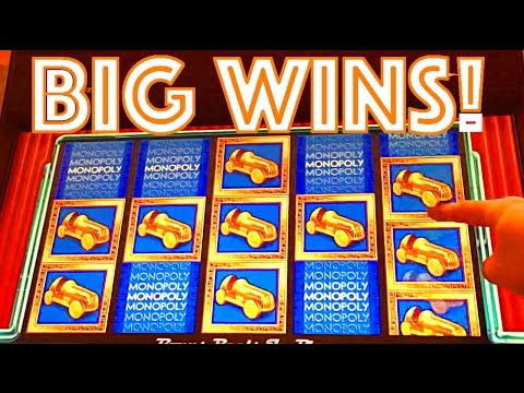 SUPER MONOPOLY WINS!! “Planet Go” & “Bonus City” Slot Machine Bonus Win Videos