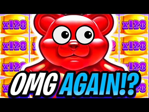 SUGAR RUSH 🍭 SLOT SUPER BIG WIN 😱 30 FREE SPINS AGAIN OMG‼️ *** BIG WIN ***