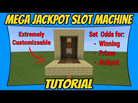 How To Build A Mega Jackpot Slot Machine v3.0 [Minecraft Bedrock Edition]