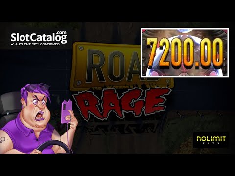 Mega win. Road Rage slot from NoLimit City