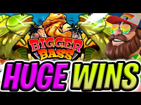 BIGGER BASS BONANZA 🔥 SLOT €60 MAX BET 😱 MEGA BIG WIN COMEBACK OMG‼️