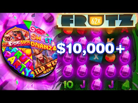 WHEEL DECIDED My Bonus Buys… MY BIGGEST WIN ON FRUTZ!? (INSANE)