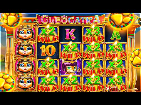 MY RECORD WIN ON CLEOCATRA SLOT! (INSANE)