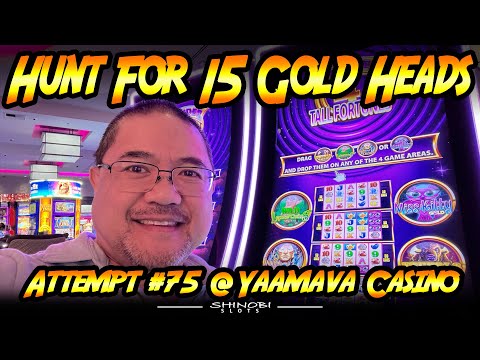 Hunt For 15 Gold Heads! Ep. #75 – Super Free Games Finally in Wonder 4 Tall Fortunes Slot Machine!