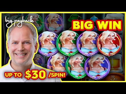 WHAT?! HIGH LIMIT on Heidi’s Bier Haus Slot! HUGE WIN SESSION!