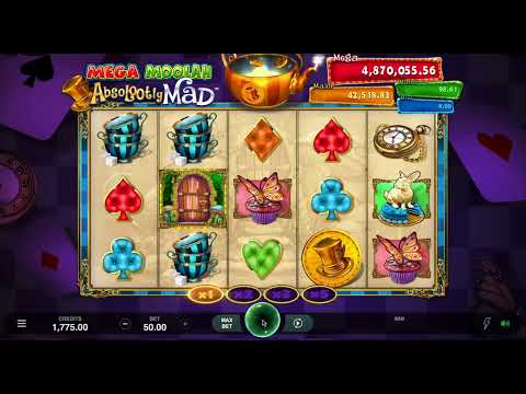 Absolootly Mad Mega Moolah Jackpot Slot | Win Combo & Gameplay