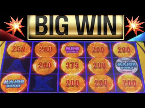 BIG WIN on BULL RUSH SLOT MACHINE 🎰 POKIE WINS