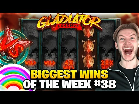 BIGGEST WINS OF THE WEEK 38! GLADIATOR LEGENDS JUICES US LIKE CRAZY!