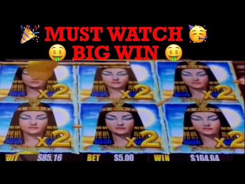 🔴 MUST WATCH BIG WIN 🔴 DOLLAR STORM  EGYPTIAN JEWELS SLOT MACHINE 🎰 POKIE WINS