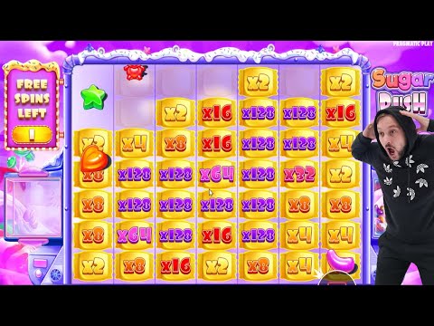 SUGAR RUSH – MY NEW RECORD – BONUS BUY BIG WINS – HUGE MULTIPLIER SLOT ONLINE GAME