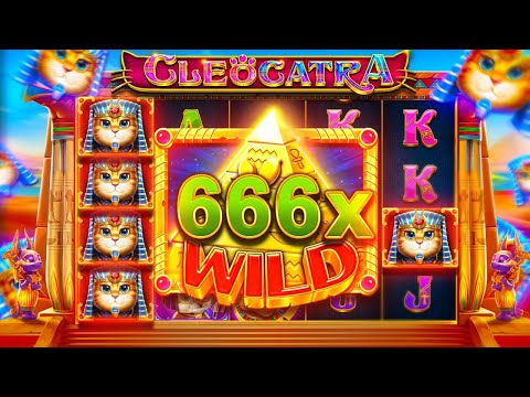 MY BIGGEST CLEOCATRA SLOT BONUS WIN EVER?