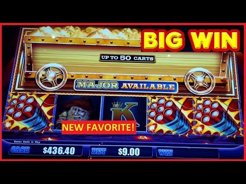 NEW FAVORITE! Eureka Treasure Train Slot – BIG WIN BONUS!