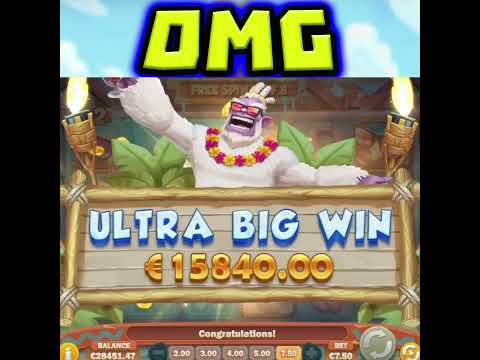 U HAVE TO SEE THIS 🤑 MEGA BIG SLOT WIN 🔥 HOTEL YETI WAY OMG NO WAY‼️ #shorts