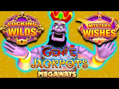 GENIE JACKPOTS MEGAWAYS 🔥 SLOT EPIC 😵 6 SCATTER BONUS & BIG WINS‼️