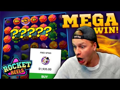 SUPER MEGA WIN on Rocket Reels Slot! 🚀 (Bonus Buy)