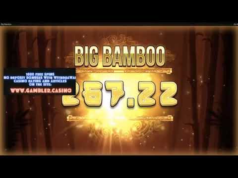 Record big win at online casino x50000 in the slot on the Big Bamboo bonus game