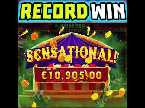 Zombie Carnival 🔥 Slot The Biggest Win Ever U have to see this Omg‼️ #shorts