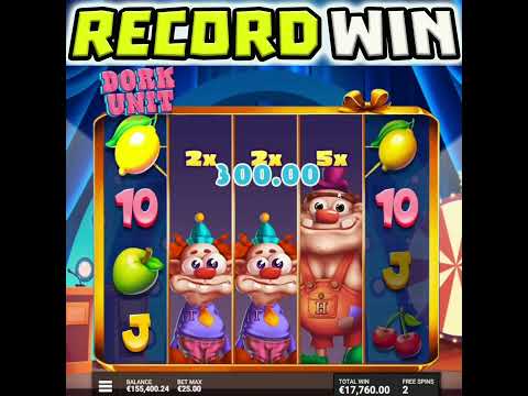 Dork Unit 🤡 Slot Mega Big Wins on the Super Bonus Omg‼️ #shorts