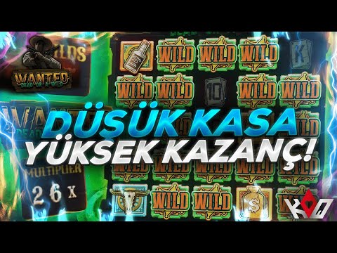 WANTED DEAD OR A WİLD I DÜŞÜK KASA YÜKSEK KAZANÇ!!! #WantedDeadOrAWild #Slot #SlotVideoları