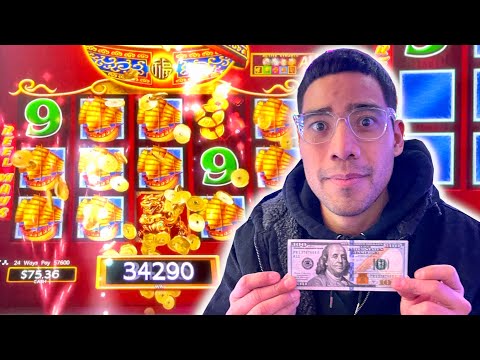 My BIGGEST SLOTS WIN At Caesars Palace In Las Vegas!! (So far)