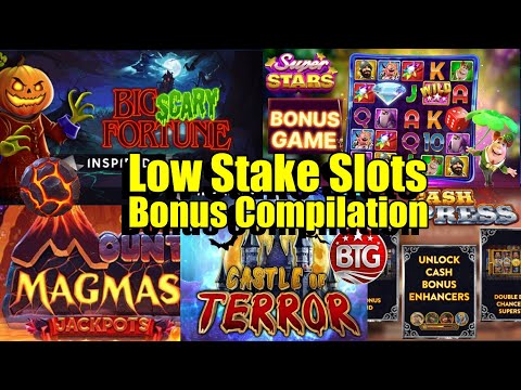 Low Stake Bonus Compilation + Community BIG WINS!!  Castle Of Terror, Super Stars & Much More