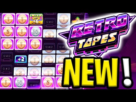 NEW RETRO TAPES SLOT 🔥 SUPER BONUS BUYS & EPIC MULTIPLIERS‼️