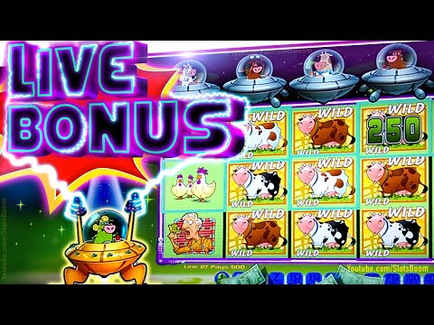 LIVE BONUS BIG WIN on INVADERS ATTACK FROM THE PLANET Moolah – Casino Slots