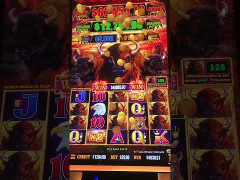 Buffalo cash slot machine big win hand pay! 🎰