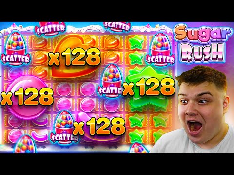 SOOO MANY MAX MULTIS & RETRIGGERS On SUGAR RUSH!! (HUGE WINS)