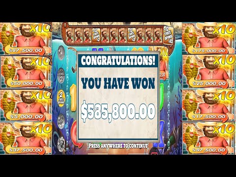 BIG BAS SPLASH – WORLD RECORD – HIT 8 FISH with 10X MULTIPLIER – HUGE WIN BONUS BUY SLOT ONLINE GAME