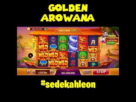 GOLDEN AROWANA BEST SLOT 😁 #higgsdomino #shorts #goldenarowana #megawin #bigwin