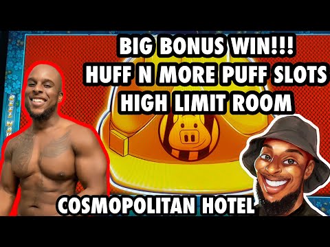 BIG WIN PLAYING HUFF N MORE PUFF SLOTS  | HIGH LIMIT ROOM – COSMO HOTEL #gambling #slots #casino