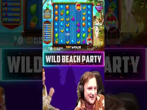 Huge win in Base game on Wild Beach Party slot! Biggest win of the week