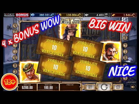 G.E. | THE WILD JOB | 4 X BONUS 🔥 | BIG WIN 🦄 | SYNOT 🎰 | #SLOT 412