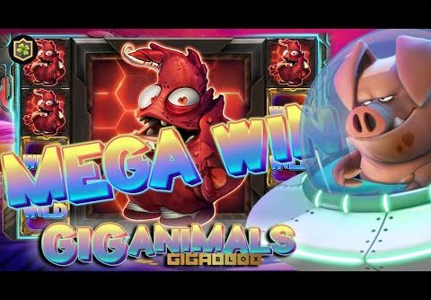 Giganimals Gigablox 💣 Super Massive Win! 💣 New Online Slot – EPIC Big WIN – Yggdrasil – All Features