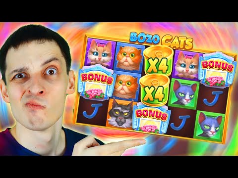 MEGA BIG WIN €20 BET 🔥 BOZO CATS ALL FEATURES UNLOCKED