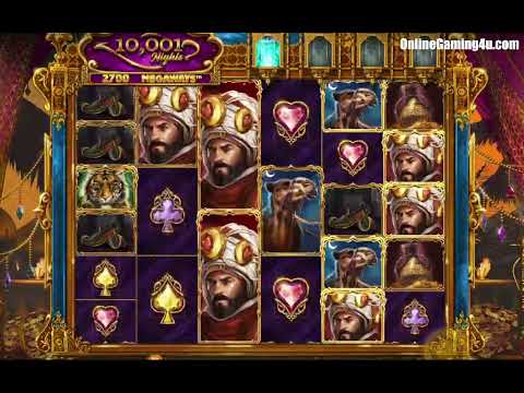 10,001 Nights Megaways Slot Turbo Spin Autoplay + Big Win