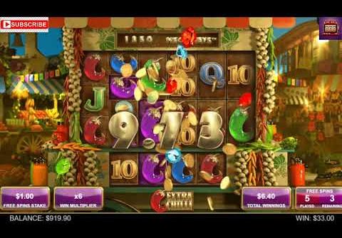 5 Bonus Games – Extra Chili. Fair slot review, Free Spins, Big win